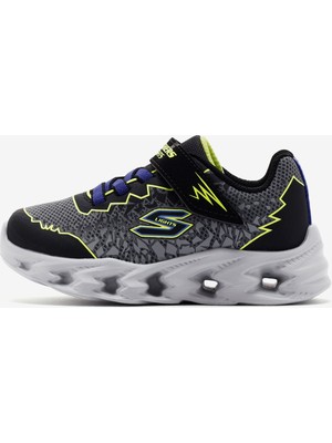 Skechers Vortex 2.0  -  Zorento Küçük Erkek Çocuk Siyah Işıklı Spor Ayakkabı 400603N Bkyl