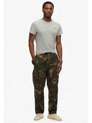 Superdry Normal Paça Kahve Erkek Kargo Pantolon M7011133AQX1_BAGGY Parachute Pant