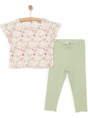 HelloBaby Rustik Kız Tshirt-Tayt Kız Bebek