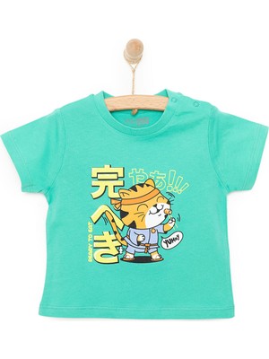 HelloBaby Basic Erkek Suşi Baskılı T-Shirt Erkek Bebek