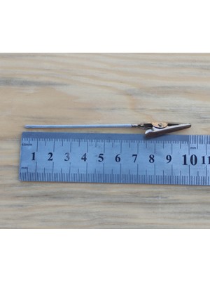 10 Adet Timsah Ağzı Notluk - Not Tutucu - Klips - Metal Notluk (10 Cm)