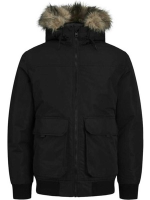 Jack&jones Erkek Mont Jjconstruct Faux Bomber 8409