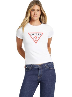 Slim Iconic Kadın T-Shirt - W4YI04J1314