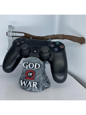  God Of War Joystick Standı, God Of War Baltalı Konsol Standı