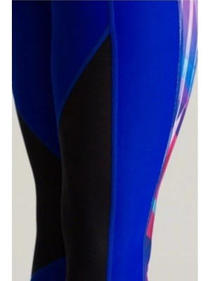 Arena W Gym Long Tights Kadın Saks Mavisi Tayt 001619997