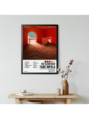 Orenda Art Tame Impala - The Slow Rush Albüm / Çerçeveli Poster Tablo