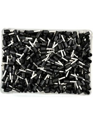 Cat TE1508 ,2x1.5mm/siyah 200-ADET Kablo Yüksük