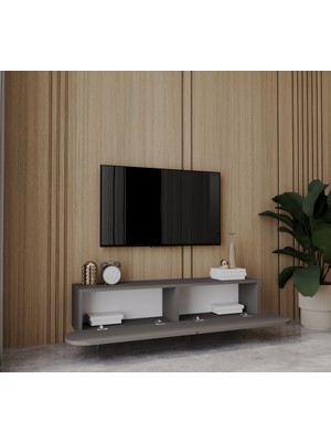 Enwood Regulus Mdf 2 Kapaklı Ahşap Ayaklı 140  cm  Country Tv Ünitesi