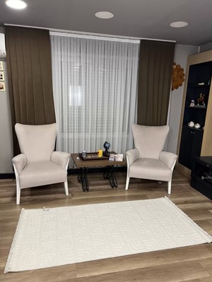 Hoom Rugs Prag 9209 Krem Modern Makina Halısı