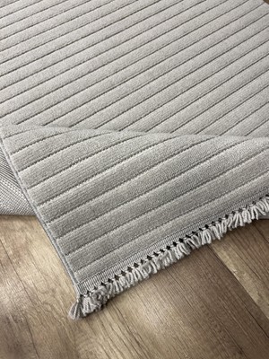 Hoom Rugs Prag 9215 Açık Gri Modern Makina Halısı