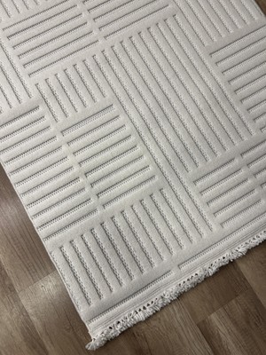 Hoom Rugs Prag 9206 Krem Modern Makina Halısı