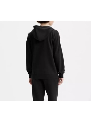 Levi's Kadın Fermuarlı Kapüşonlu Siyah Sweatshirt - 001U1-0000