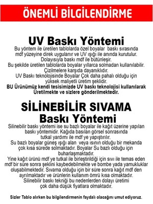 Pi Dekorasyon Ev Dekorasyonu, Salon, Ofis, Duvar Tabloları Yatak Odası Mdf Tablo Seti 12 Parça Dekorize