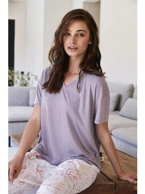 Dream Fashion Nautica Yumuşak Dokulu Pijama Takımı