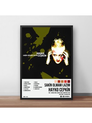 Orenda Art Hayko Cepkin - Sakin Olmam Lazım / Çerçeveli Poster Tablo