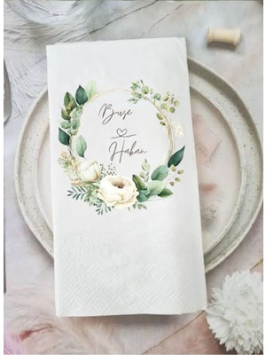 Lion Baskı ve Organizasyon Söz Nişan Düğün Temalı Baskılı Peçete 20