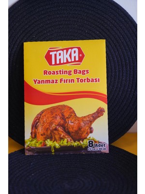 Taka Yanmaz Fırın Torbası 8'li 25X38CM