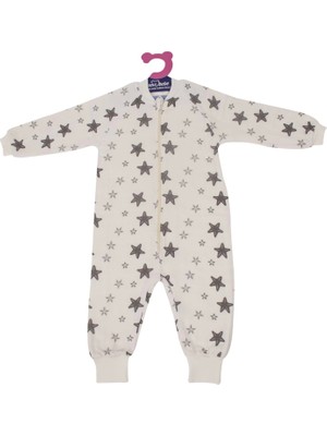 Beruflic Organik Müslin Uyku Tulumu  Gri Yıldız