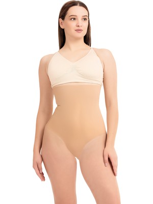 Gerçek Lazer Yüksek Bel- String Tanga -Toparlayıcı- Inceltici- Iz Yapmayan- Dikişsiz Kadın Korse