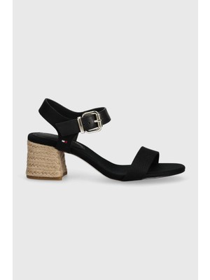 Tommy Hilfiger Block Mid Heel Sandal Sandalet Kadın