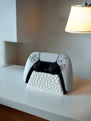 Magicland Ps5 Voronoi Desenli Gamepad Standı - Ps5 Kol Tutacağı, Ps5 Joystick Standı