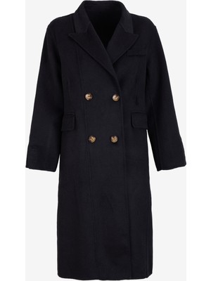 Cedelar Siyah Kadın Trençkot Qata