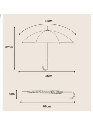 First Su Geçirmez Kapak Şemsiye, Erkek ve Kadın Çift Otomatik Büyük Boy Takviyeli Düz Kutuplu Uzun Saplı Şemsiye (Yurt Dışından)