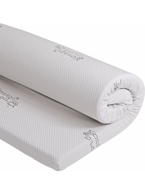 Mandeep Kuş Tüyü Ortopedik Uyku Pedi - Yatak Pedi - Yatak Şiltesi Yastık Kılıfı Hediyeli