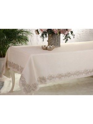 Florance Model Fransız Güpürlü Masa Örtüsü 1 Adet