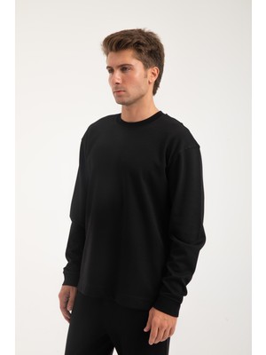 WKM GOLD Erkek Uzun Kollu Interlok Basıc Sweatshirt