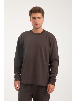 WKM GOLD Erkek Uzun Kollu Interlok Basıc Sweatshirt