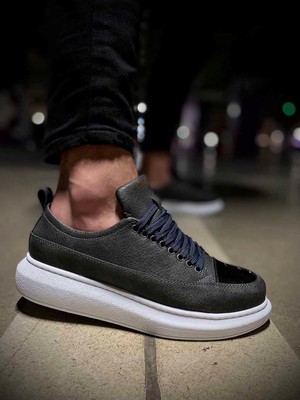 Pabucmarketi Erkek Sneakers Ayakkabı Gri