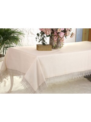 Milano Model Fransız Güpürlü Masa Örtüsü 1 Adet