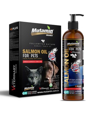 Mutamin Organics Norveç Somon Balık Yağı 400 ml