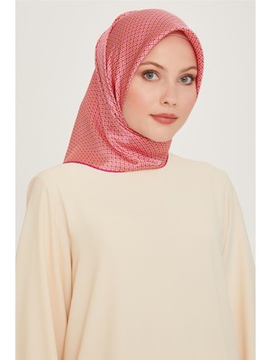 Armine Klasik Desenli Sura Saf İpek Eşarp 9210D 04