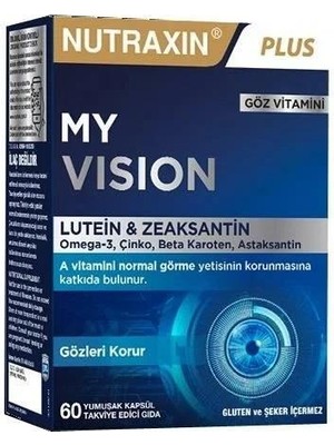 Nutraxin Plus My Vision 60 Kapsül