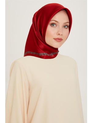 Armine Klasik Desenli Sura Saf İpek Eşarp 9260D 03 54
