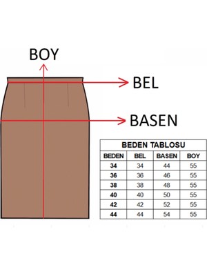 Renkli Şanel Düz Dar Etek