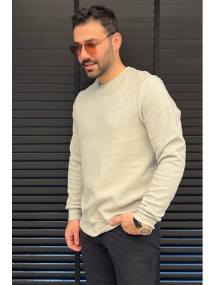 Mishar İtalia Erkek Bisiklet Yaka Sweatshirt