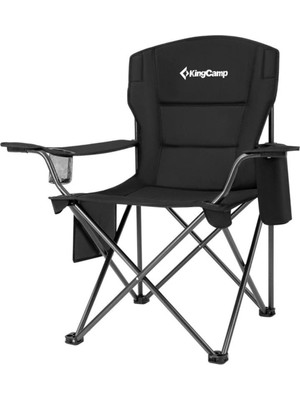 King Camp Kingcamp Lotus Xl Cool Ice Ultra Konforlu & Takviyeli Kamp Sandalyesi Black