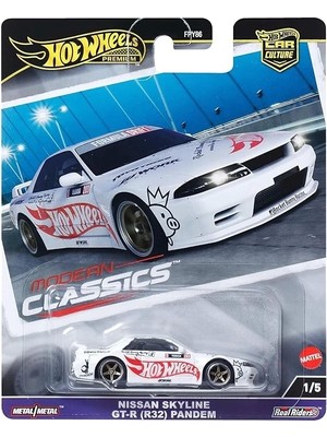 Hot Wheels Premium Nissan Skyline Gt-R (R32) Pandem (1/64) Modern Classics
