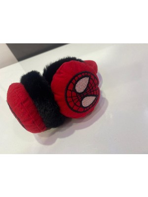 Spiderman Figürlü Erkek Çocuk Peluş Kulaklık