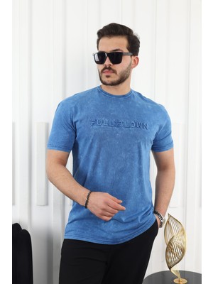 Comstar Kabartma Baskılı T-Shirt
