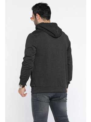 Mishar İtalia Kapüşonlu Kanguru Cepli Erkek Sweatshirt