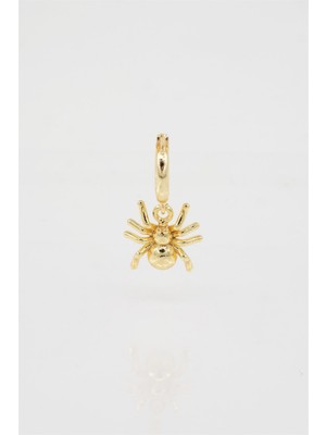 By Zeyna Aksesuar Kadın Kendi Tarzını Oluştur Örümcek Model  1 Adet Küpe