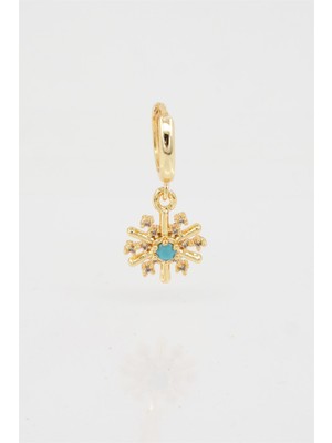 By Zeyna Aksesuar Kadın Kendi Tarzını Oluştur Zirkon Taşlı Kuzey Yıldızı Figürlü 1 Adet Küpe