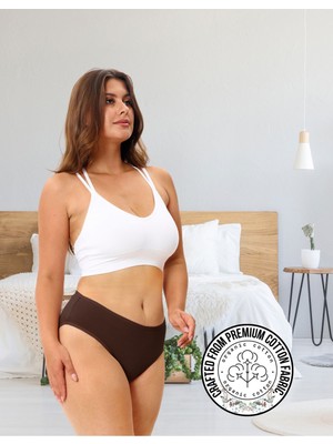 Alya Underwear Kadın Pamuklu Külot Basic Slip Renkli 10'lu Paket Yüksek Bel Iç Çamaşırı (Multicolor - X37)