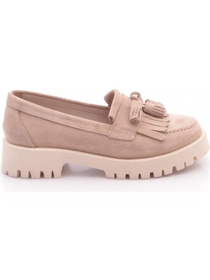 Dgn 2836 Kadin Püsküllü Loafer Ayakkabi