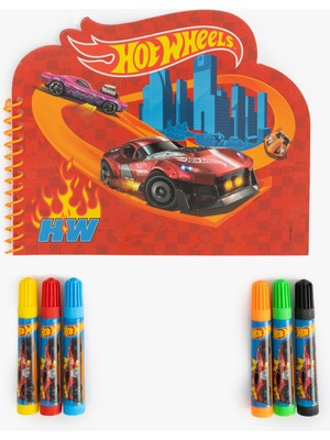 Hot Wheels Lisanslı Defter ve Kalem Seti