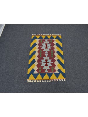 Zehra Abla Halı Yeni El Dokuma Benzersiz Pınarbaşı Kayseri Yün Kilim 5491